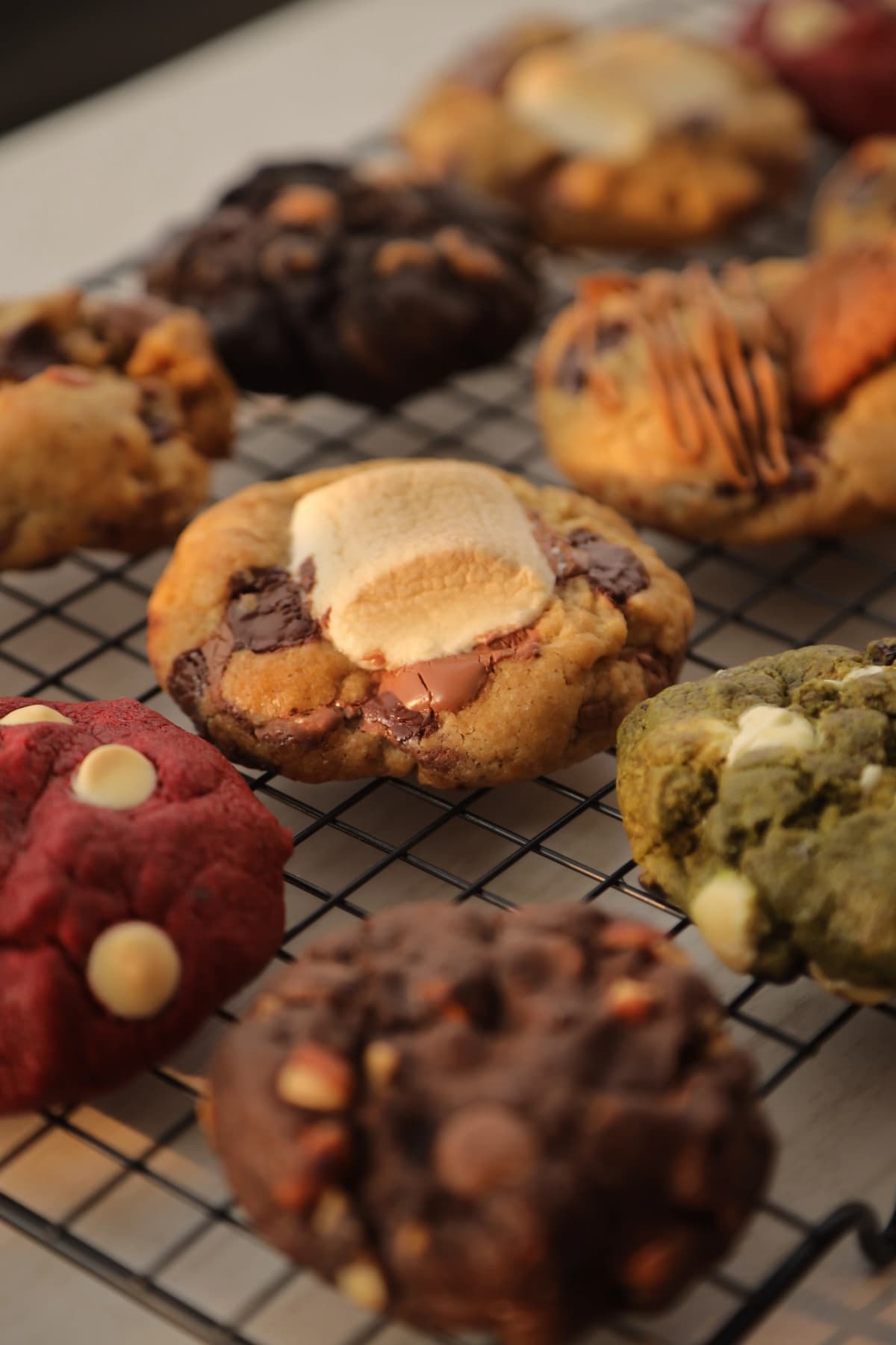 Black Caramel Cookies