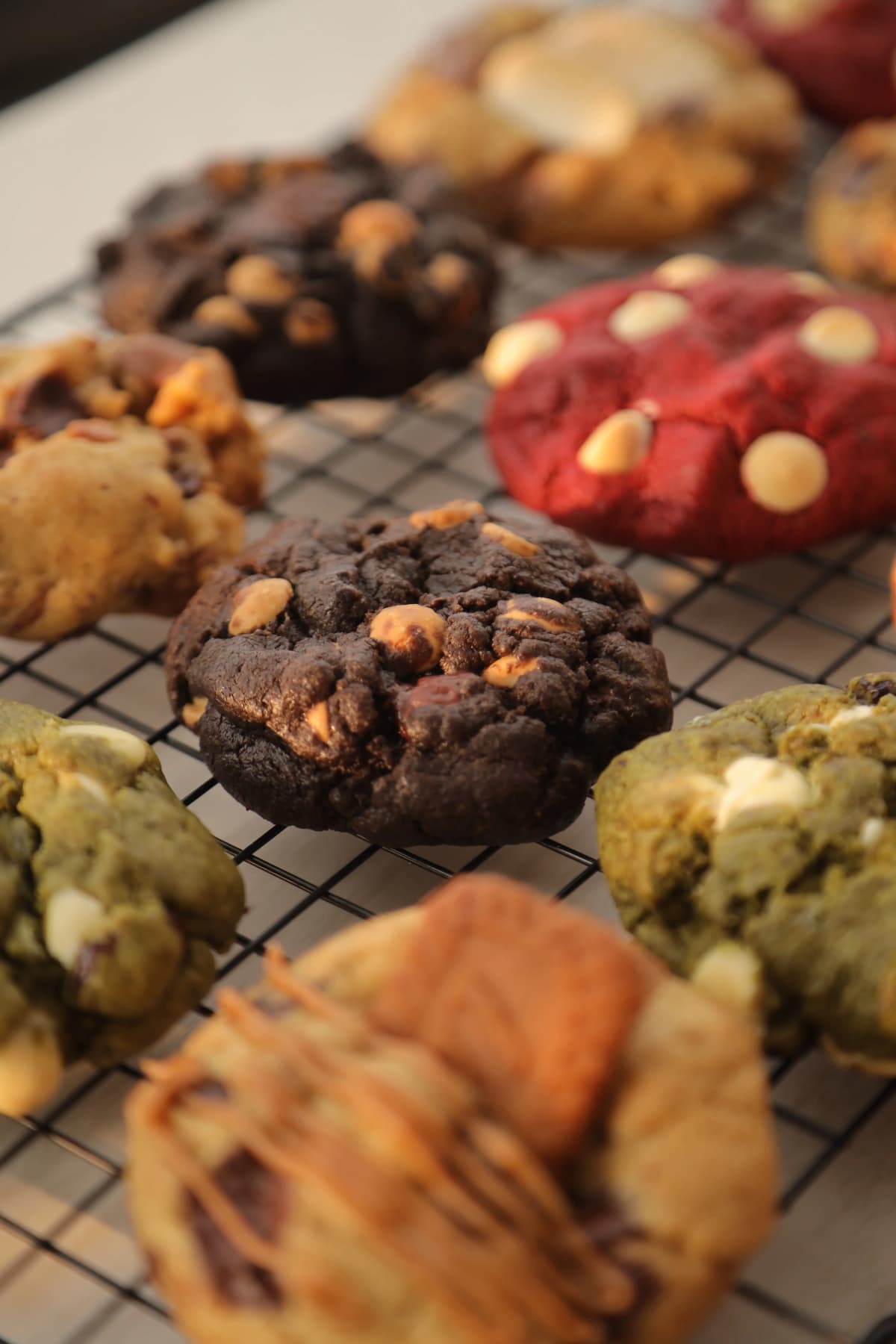 Black Caramel Cookies